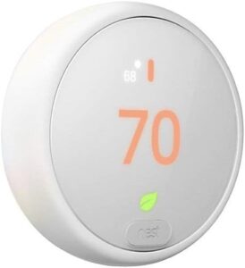 An image of Google Nest Thermostat 3rd Generation — energy efficient.